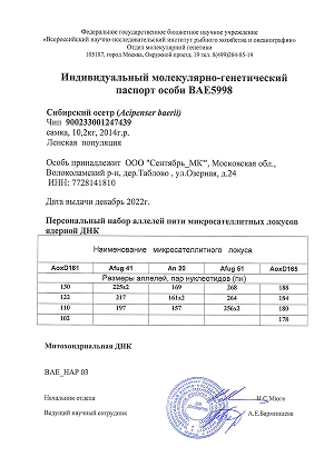 Фото генпаспорта